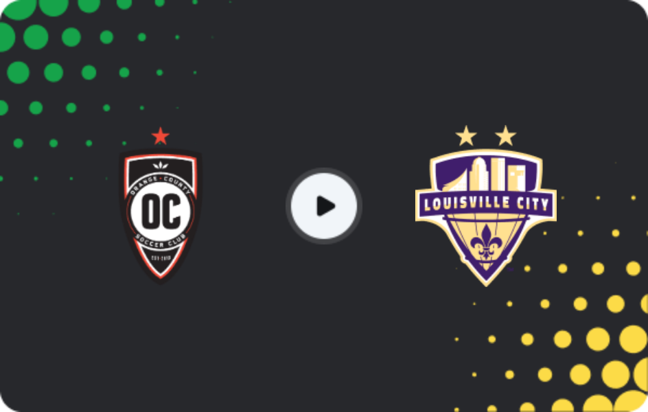 Where to watch Orange County SC — Louisville City, USL Championship, 15.08.2026