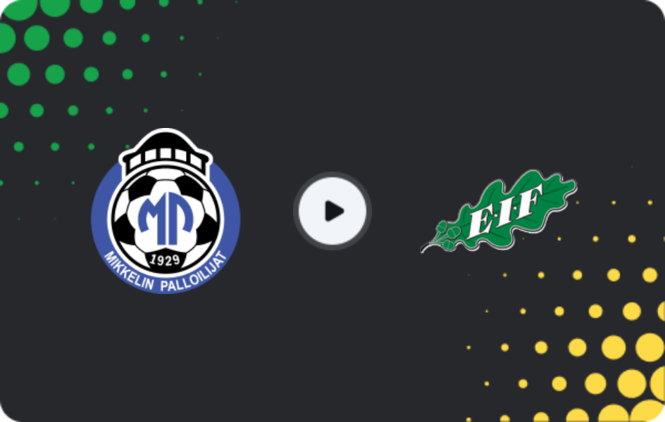 Where to watch MP — EIF, Ykkösliiga, 16.08.2026