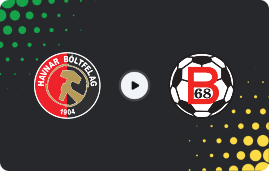 Where to watch HB Tórshavn — B68 Toftir, Meistaradeildin, 16.08.2026