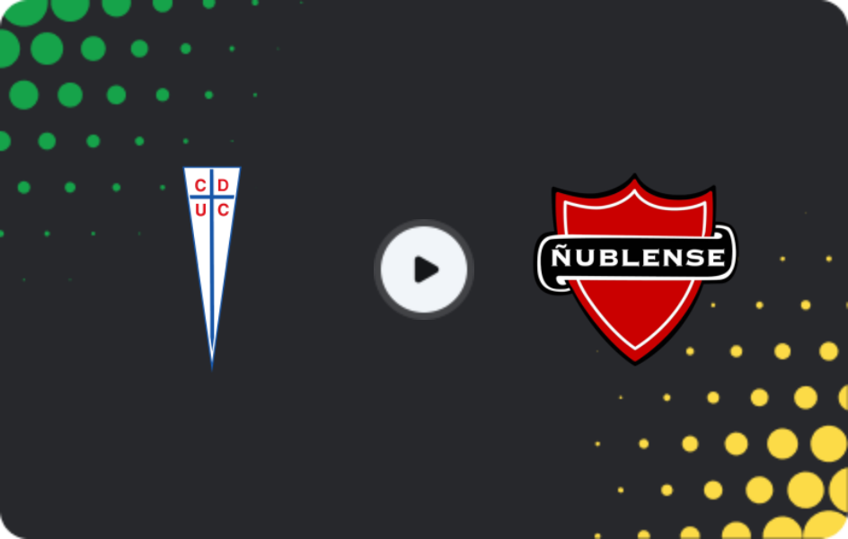 Where to watch Universidad Católica — Nublense, Primera División, 23.08.2026