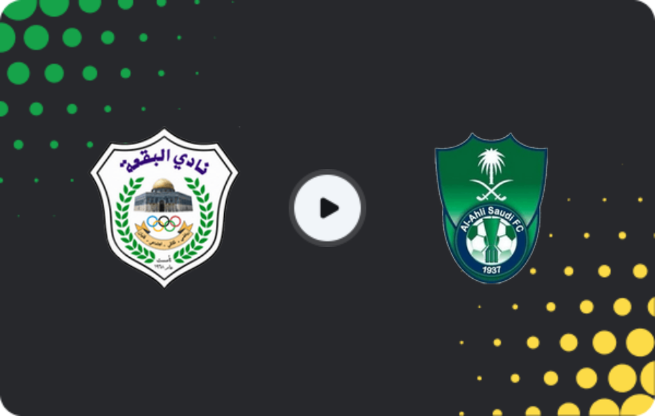 Where to watch Al Buqa'a — Al Ahli, Pro League, 25.01.2026