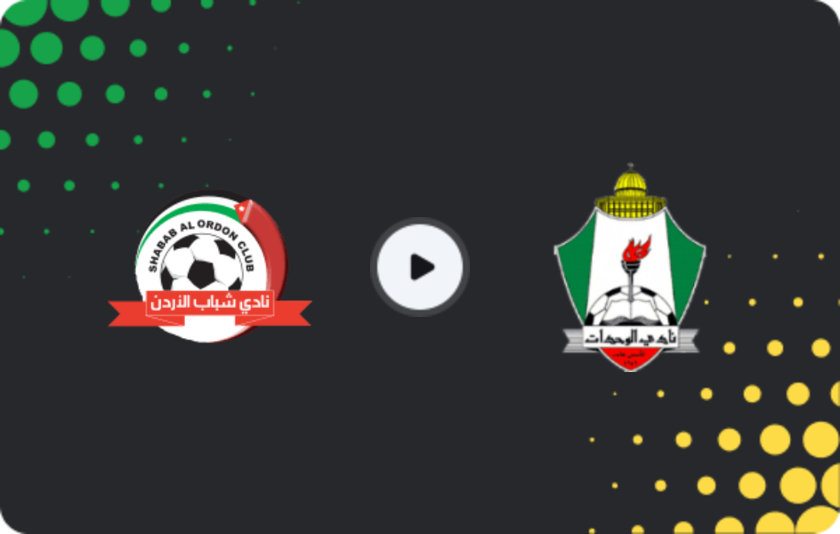 Where to watch Shabab Al Ordon — Al Wihdat, Pro League, 29.01.2026