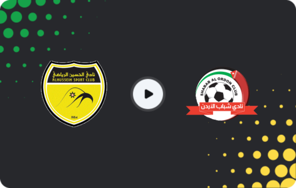 Where to watch Al Hussein — Shabab Al Ordon, Pro League, 06.02.2026