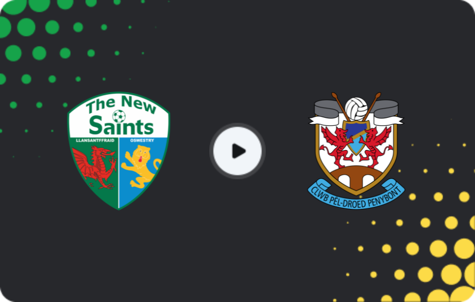 Where to watch The New Saints — Penybont, Cymru Premier, 07.02.2026