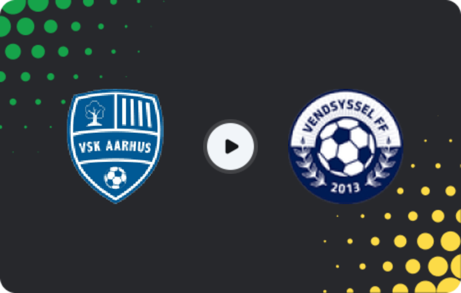 Where to watch VSK Århus — Vendsyssel FF, Friendlies Clubs, 22.01.2026