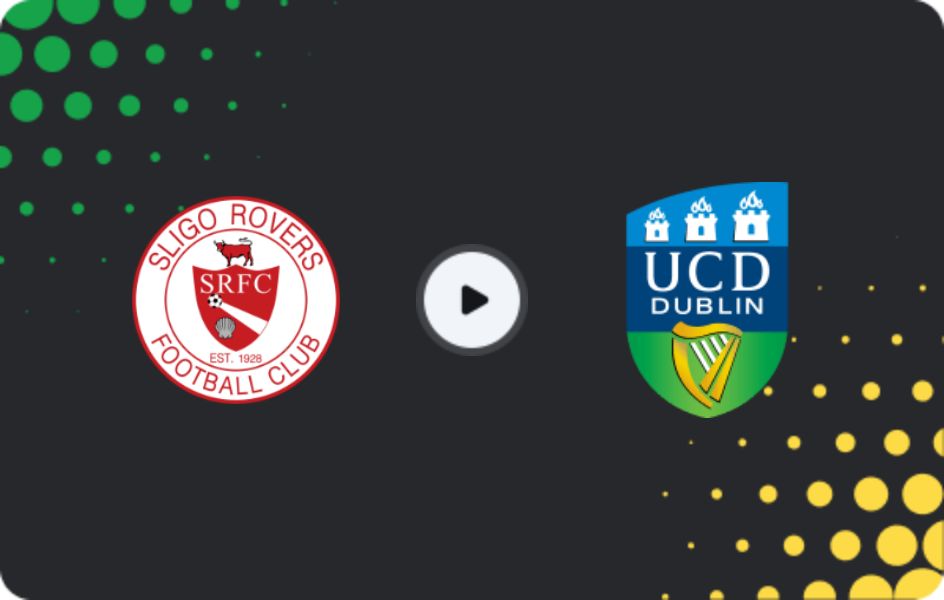 Where to watch Sligo Rovers — UCD, Friendlies Clubs, 23.01.2026