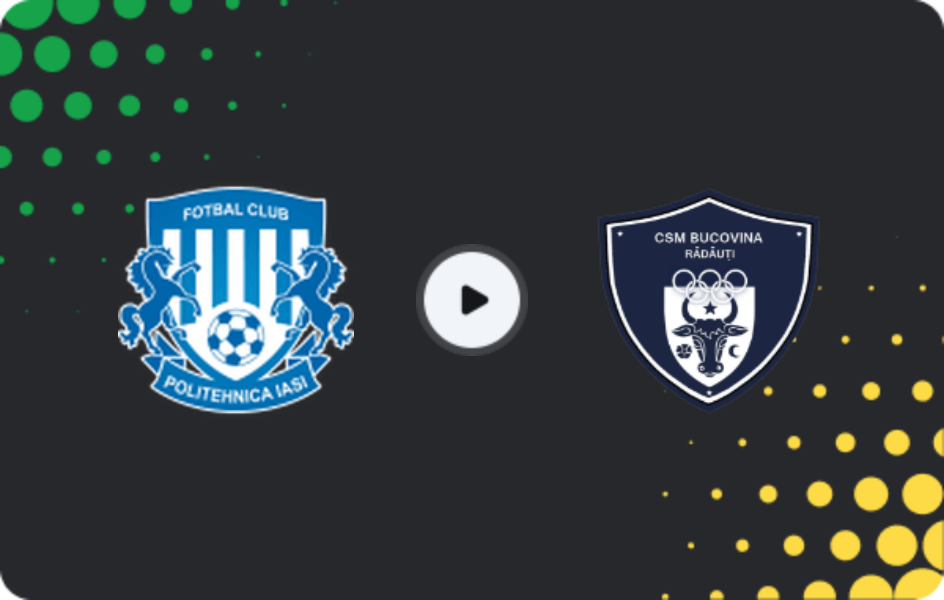 Where to watch Politehnica Iasi — Bucovina Rădăuţi, Friendlies Clubs, 25.01.2026