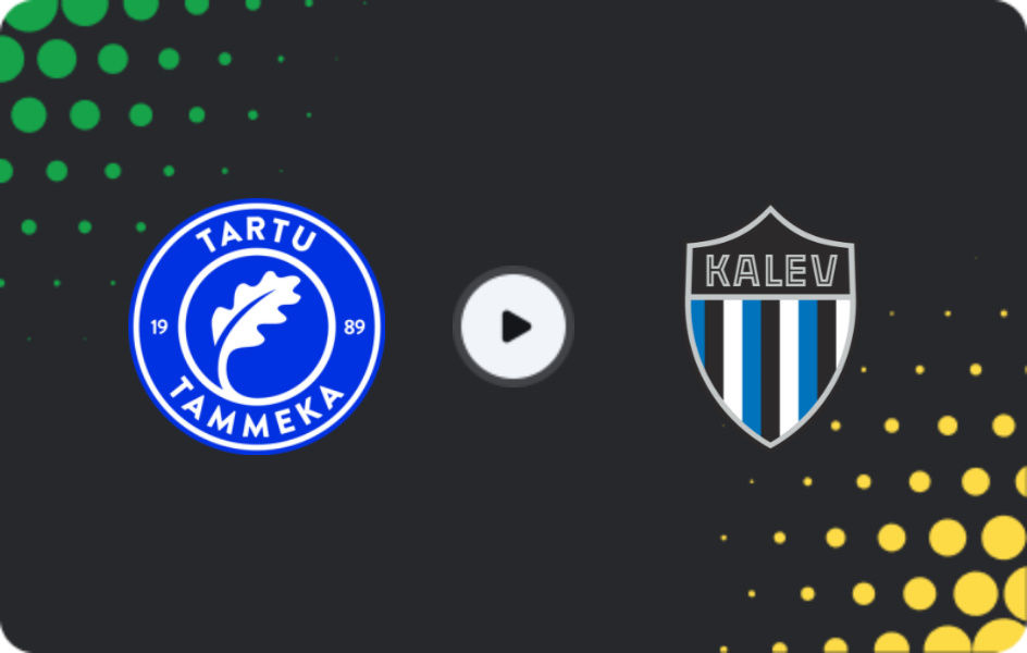 Where to watch Tammeka — Tallinna Kalev, Friendlies Clubs, 25.01.2026