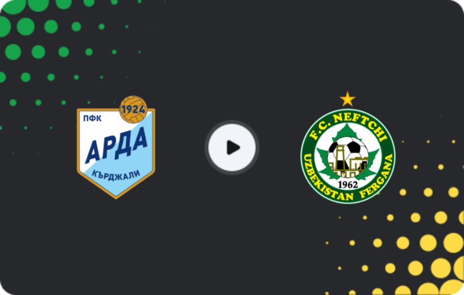 Where to watch Arda Kardzhali — Neftchi Fergana, Friendlies Clubs, 29.01.2026