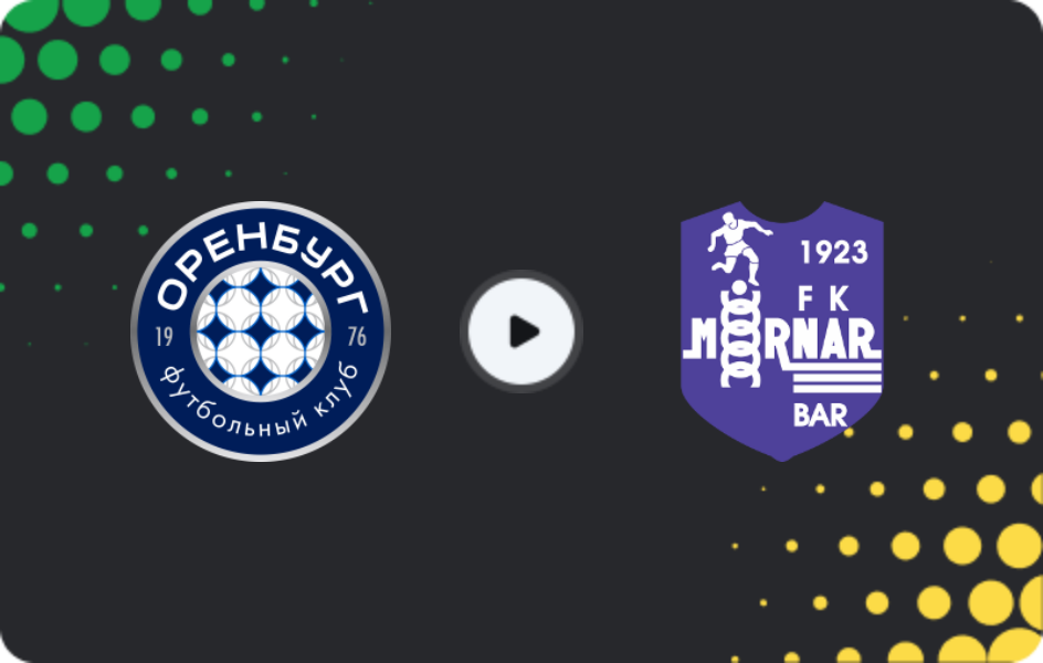 Where to watch FC Orenburg — Mornar, Friendlies Clubs, 31.01.2026