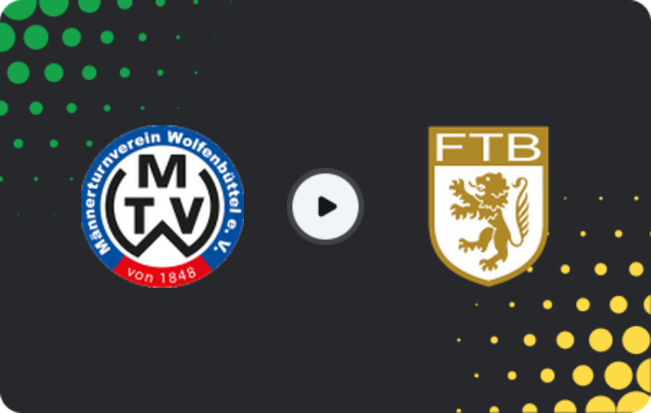 Where to watch Wolfenbuttel — FT Braunschweig, Friendlies Clubs, 04.02.2026