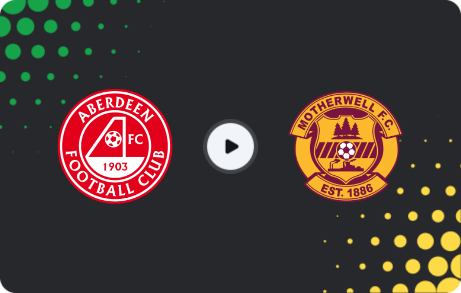 Where to watch Aberdeen — Motherwell, Scottish Cup, 07.02.2026