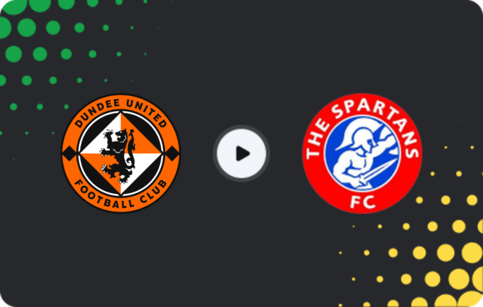 Where to watch Dundee United — Spartans, Scottish Cup, 07.02.2026
