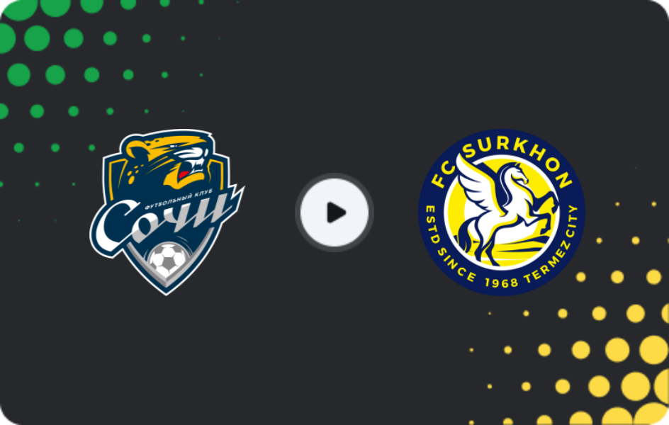 Where to watch FC Sochi — Surkhon, Friendlies Clubs, 09.02.2026