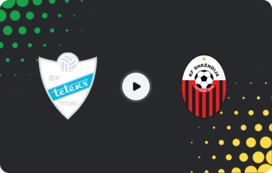 Where to watch Teteks — Shkëndija Haraçinë, Friendlies Clubs, 14.02.2026