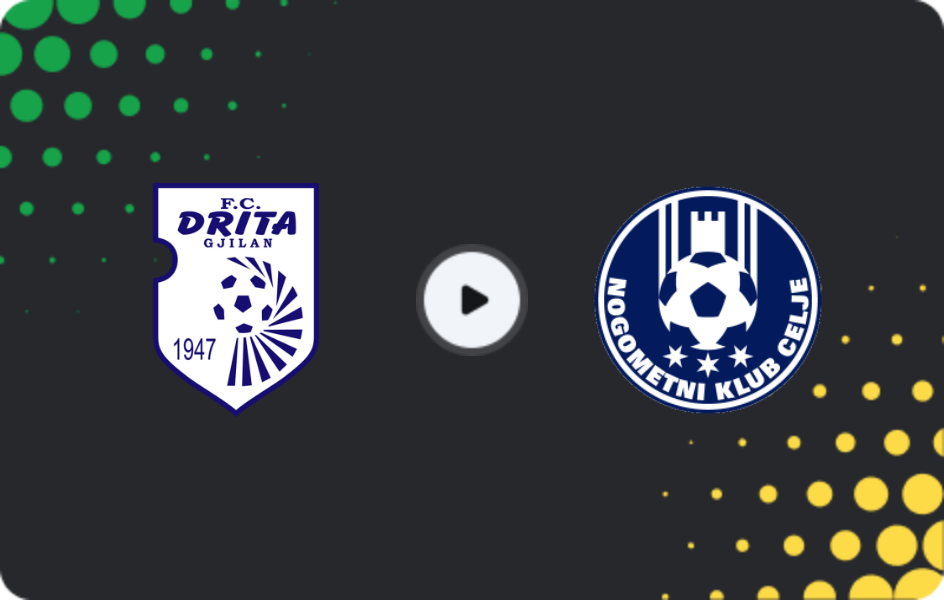 Where to watch FC Drita — Celje, Conference League, 19.02.2026