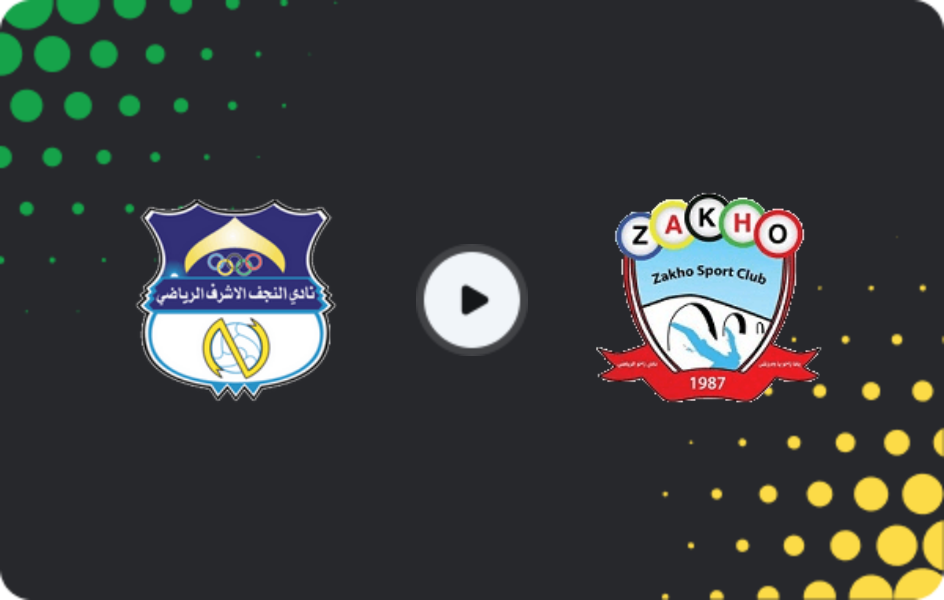 Where to watch Al Najaf — Zakho, Stars League, 27.01.2026