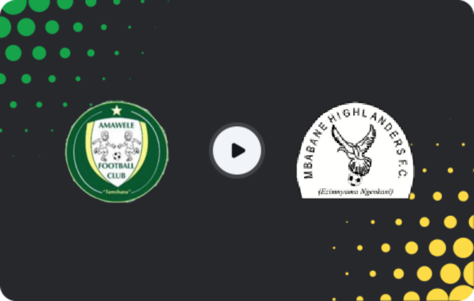 Where to watch Amawele — Highlanders, Premier League, 24.01.2026