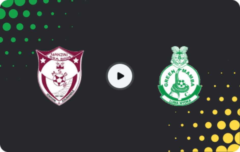 Where to watch Manzini Sea Birds — Green Mamba, Premier League, 24.01.2026