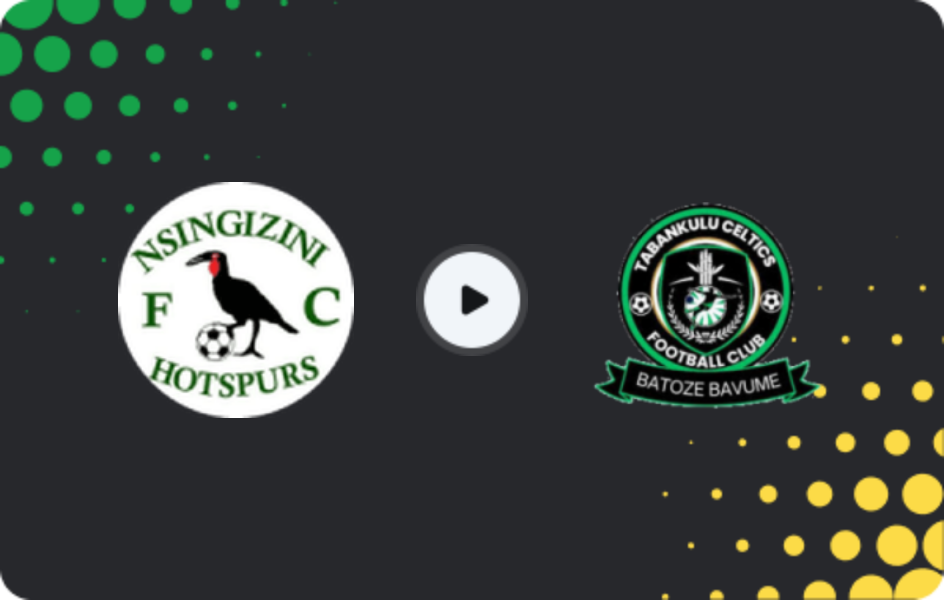 Where to watch Nsingizini Hotspurs — Tabankulu, Premier League, 24.01.2026