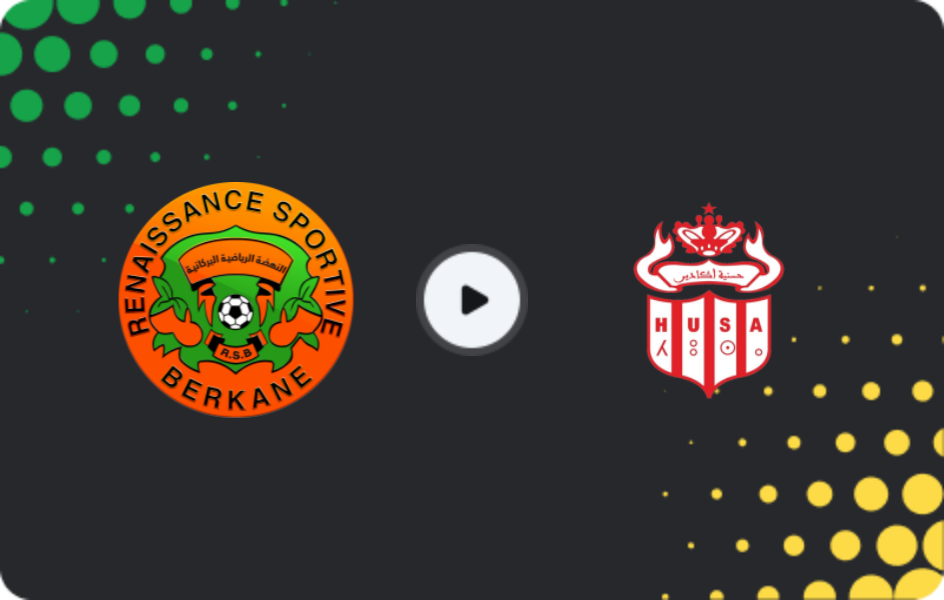 Where to watch Renaissance Berkane — Hassania Agadir, Botola Pro, 24.01.2026