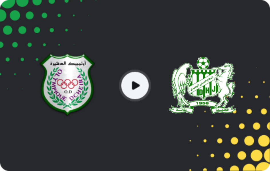Where to watch Olympique Dcheïra — Difaa EL Jadida, Botola Pro, 24.01.2026