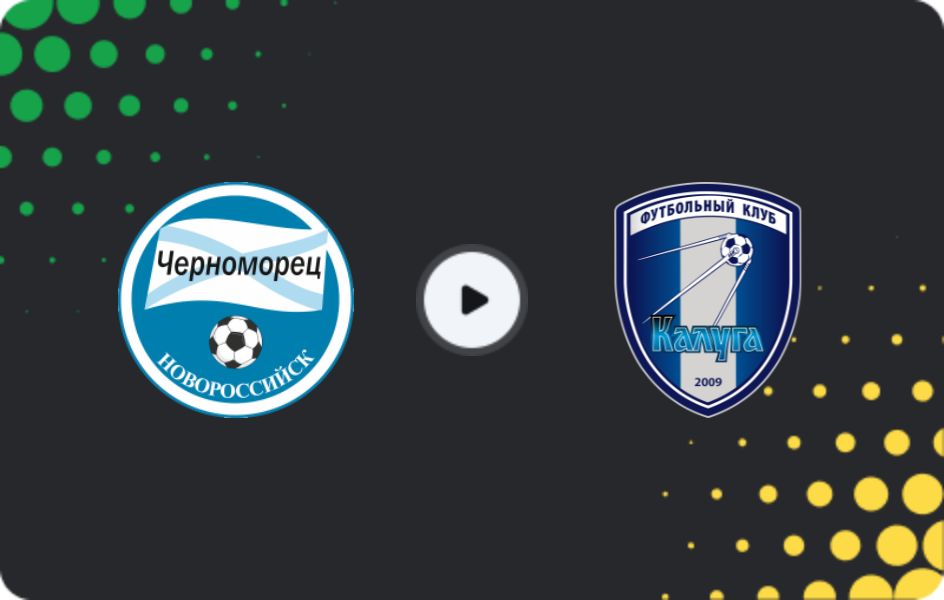 Where to watch Chernomorets Novorossiysk — Kaluga, Friendlies Clubs, 25.01.2026