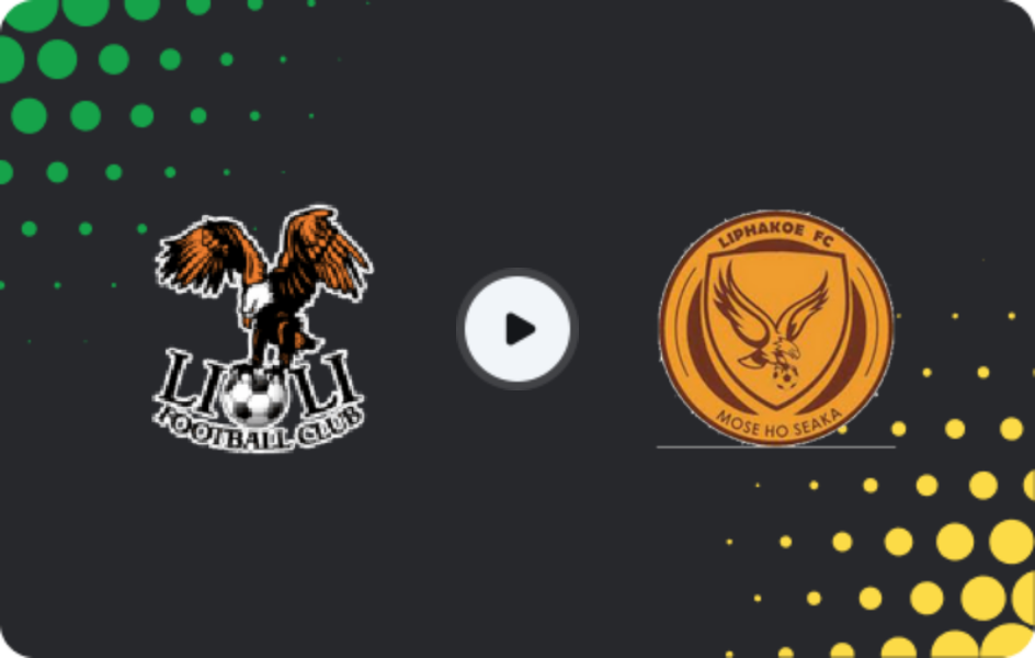 Where to watch Lioli — Liphakoe, Premier League, 25.01.2026