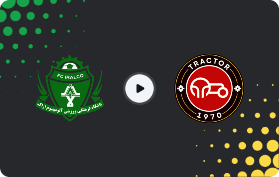 Where to watch Aluminium Arak — Tractor, Persian Gulf Pro League, 27.01.2026