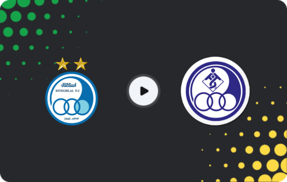 Where to watch Esteghlal FC — Esteghlal Khuzestan, Persian Gulf Pro League, 27.01.2026