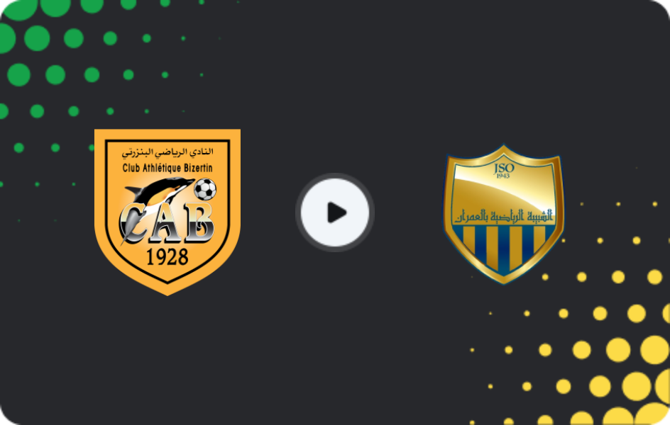 Where to watch CA Bizertin — Jeunesse Sportive Omrane, Ligue 1, 27.01.2026