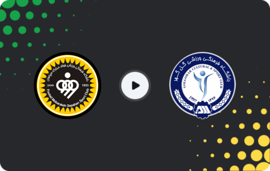 Where to watch Sepahan — Gol Gohar, Persian Gulf Pro League, 28.01.2026