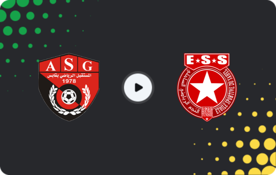 Where to watch AS Gabes — ES Sahel, Ligue 1, 01.02.2026