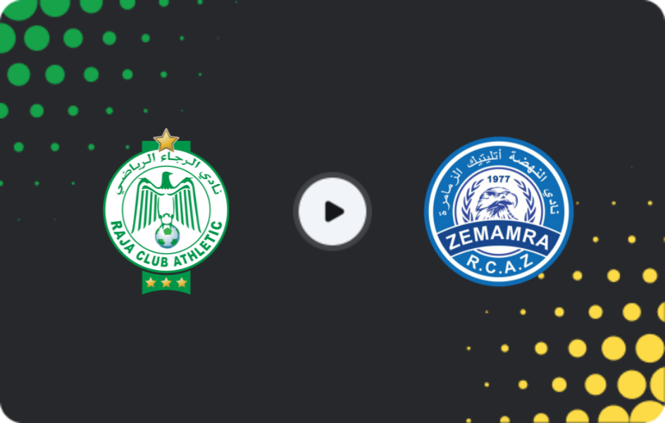 Where to watch Raja Casablanca — Renaissance Zemamra, Botola Pro, 01.02.2026