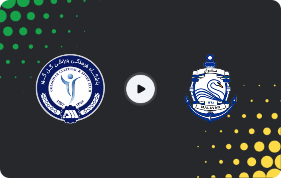 Where to watch Gol Gohar — Malavan, Persian Gulf Pro League, 03.02.2026