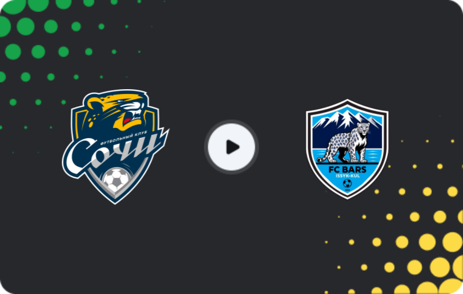 Where to watch FC Sochi — Bars, Friendlies Clubs, 21.02.2026