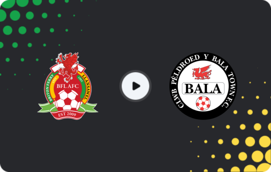 Where to watch Briton Ferry — Bala Town, Cymru Premier, 21.02.2026