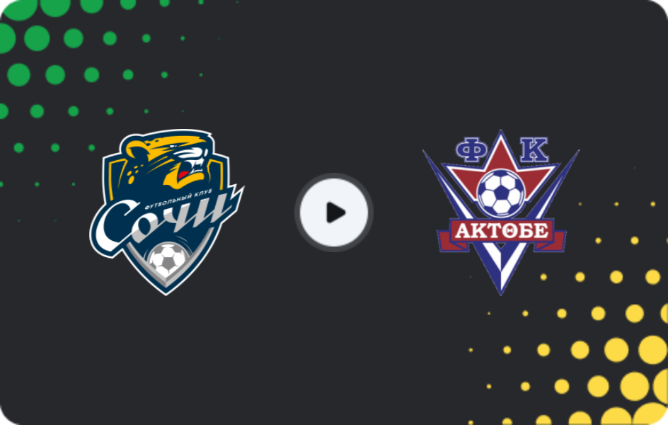 Where to watch FC Sochi — Aktobe, Friendlies Clubs, 21.02.2026
