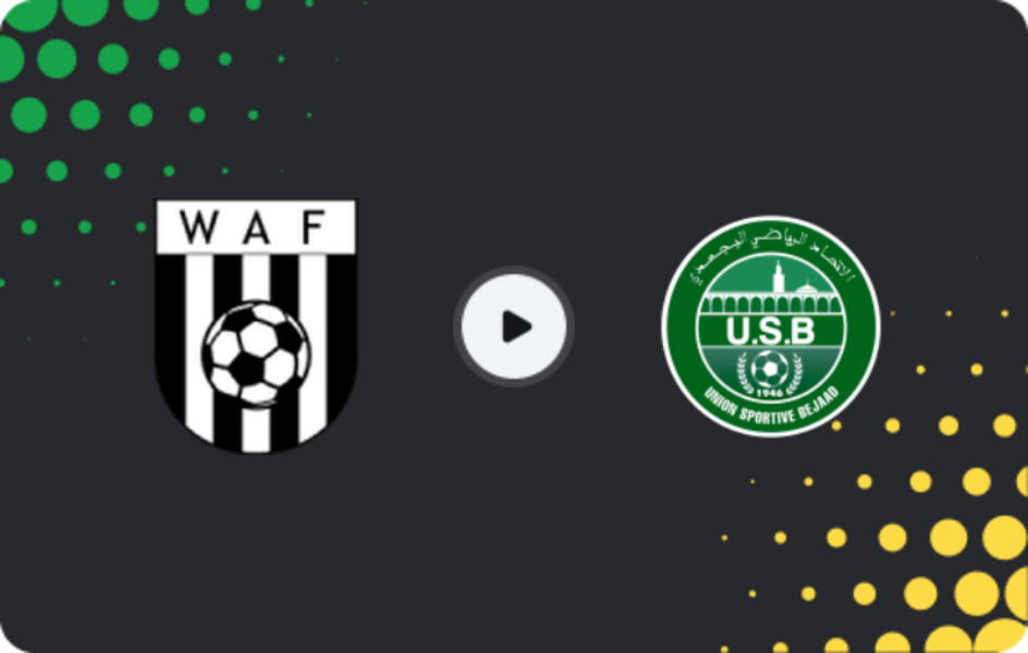 Where to watch Wydad Fès — Union Sportive Boujaad, Botola 2, 01.02.2026