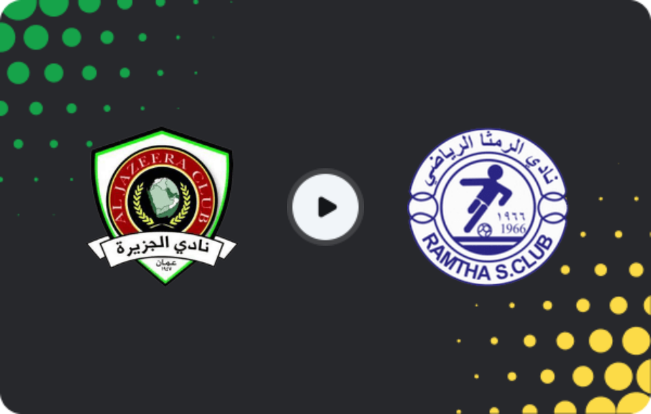 Where to watch Al Jazeera — Al Ramtha, Pro League, 25.02.2026
