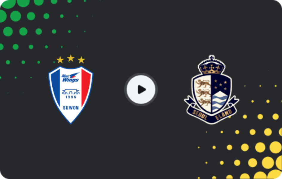 Where to watch Suwon Bluewings — Seoul E-Land FC, K-League 2, 28.02.2026