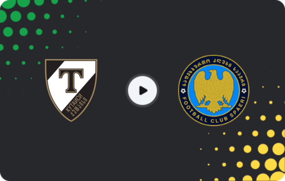 Where to watch Torpedo Kutaisi — Spaeri, Erovnuli Liga, 28.02.2026