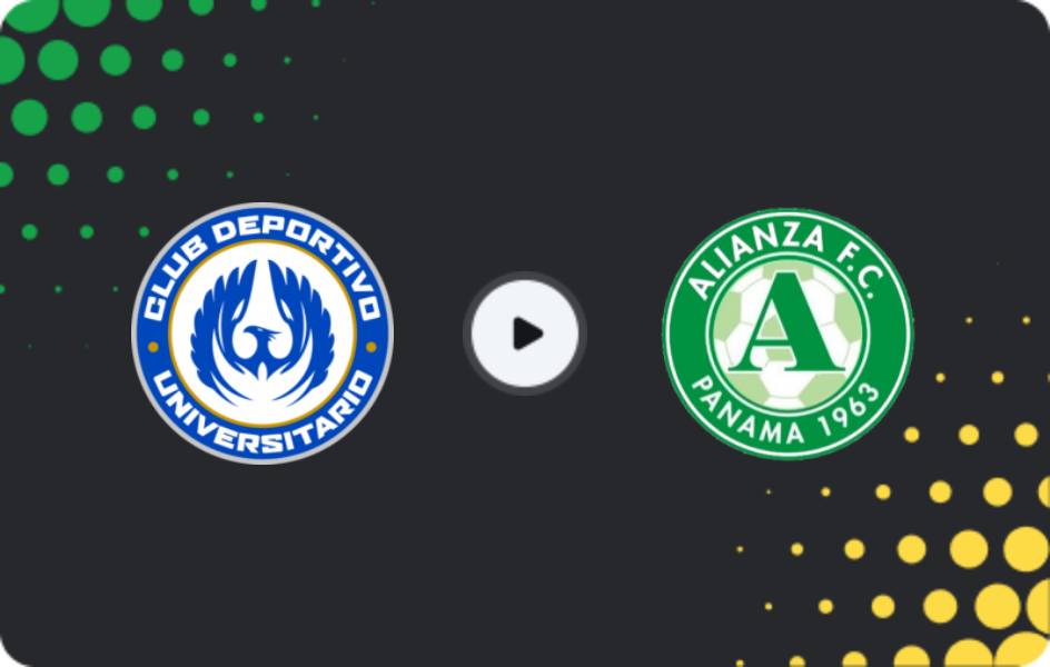 Where to watch Deportivo Universitario — Alianza FC, Liga Panameña, 08.03.2026