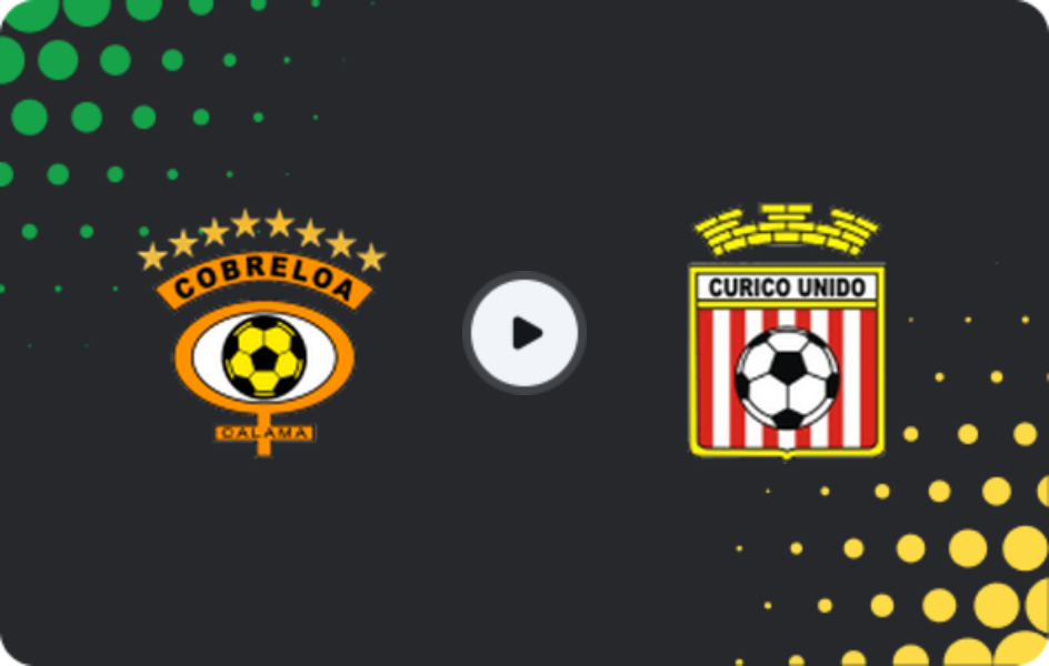 Where to watch Cobreloa — Curico Unido, Primera B, 08.03.2026
