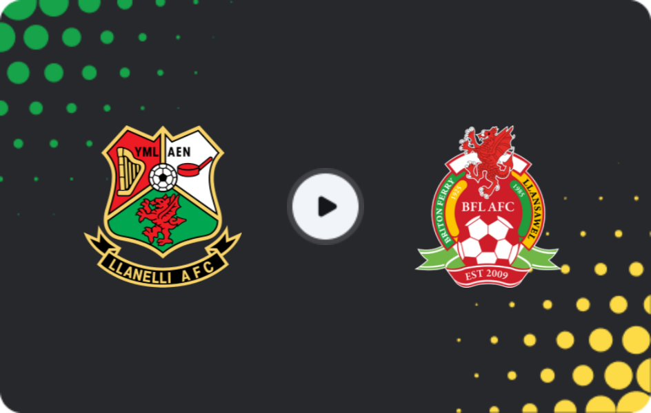 Where to watch Llanelli — Briton Ferry, Cymru Premier, 13.03.2026