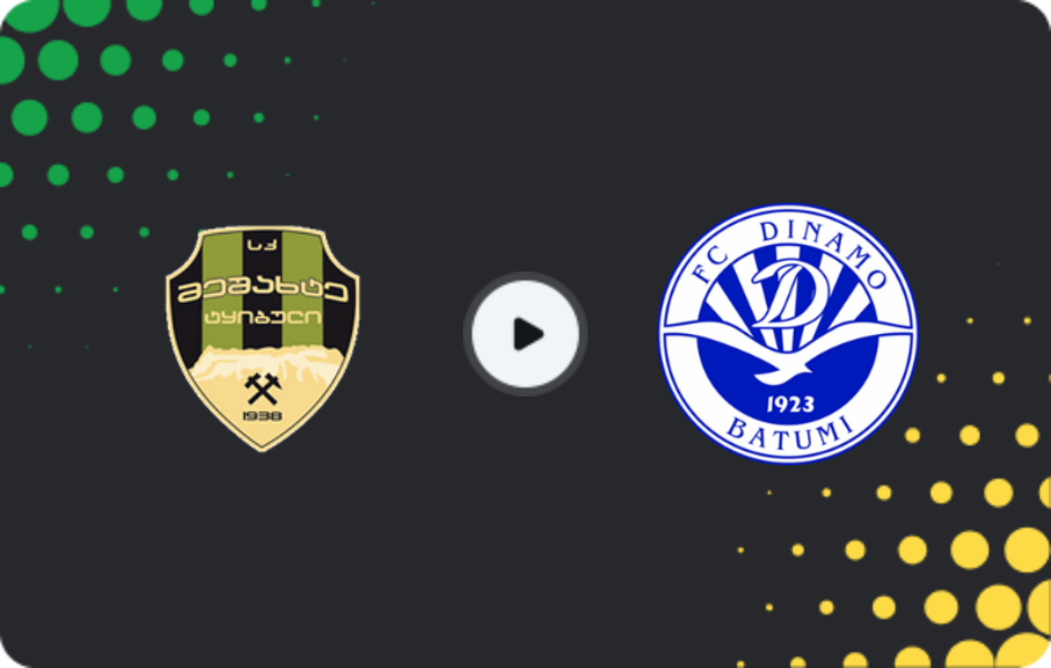 Where to watch Meshakhte — Dinamo Batumi, Erovnuli Liga, 15.03.2026
