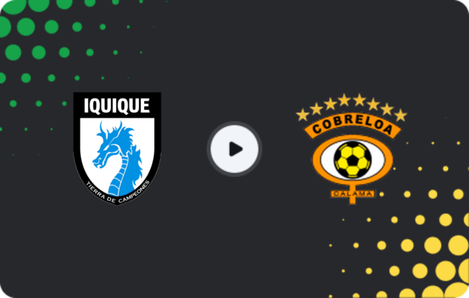Where to watch Deportes Iquique — Cobreloa, Primera B, 15.03.2026