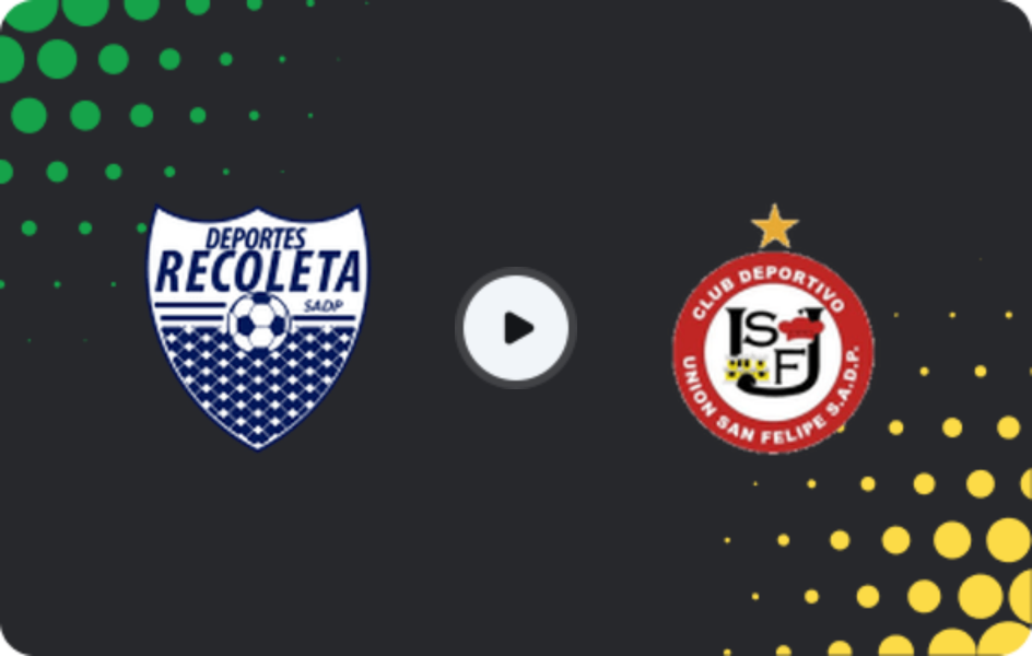 Where to watch Recoleta — Union San Felipe, Primera B, 15.03.2026