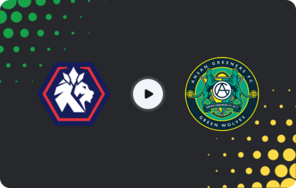 Where to watch Cheongju — Ansan Greeners, K-League 2, 21.03.2026