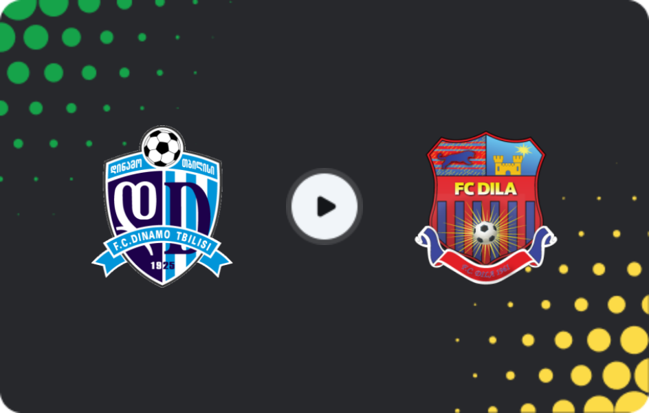 Where to watch Dinamo Tbilisi — Dila, Erovnuli Liga, 21.03.2026
